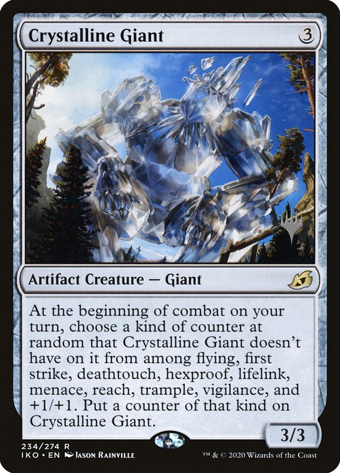 Crystalline Giant (Promo Pack) [Ikoria: Lair of Behemoths Promos] | Galaxy Games LLC