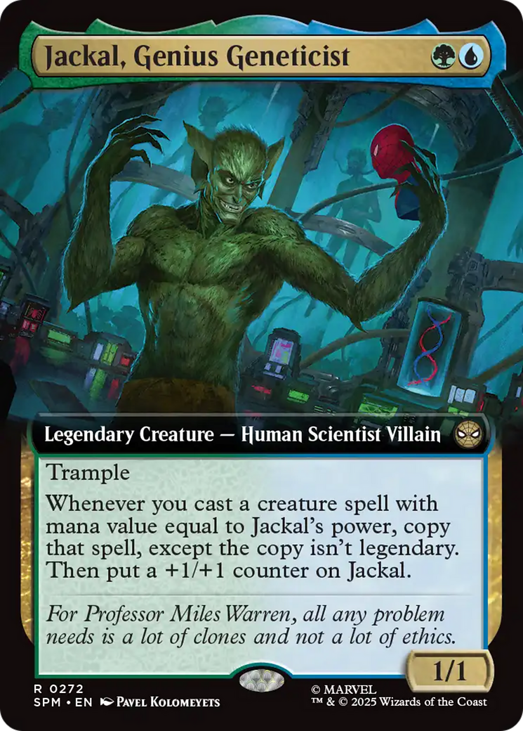 Jackal, Genius Geneticist (Extended Art) [Marvel's Spider-Man] | Galaxy Games LLC