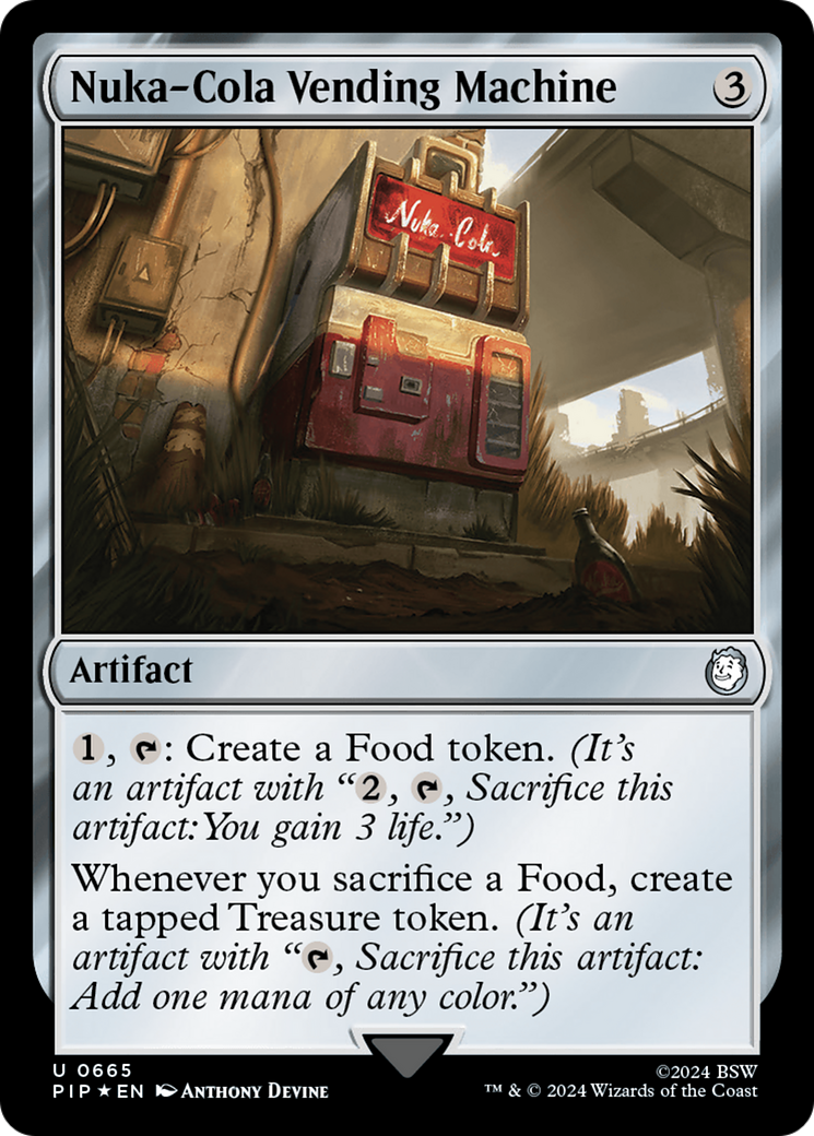 Nuka-Cola Vending Machine (Surge Foil) [Fallout] | Galaxy Games LLC