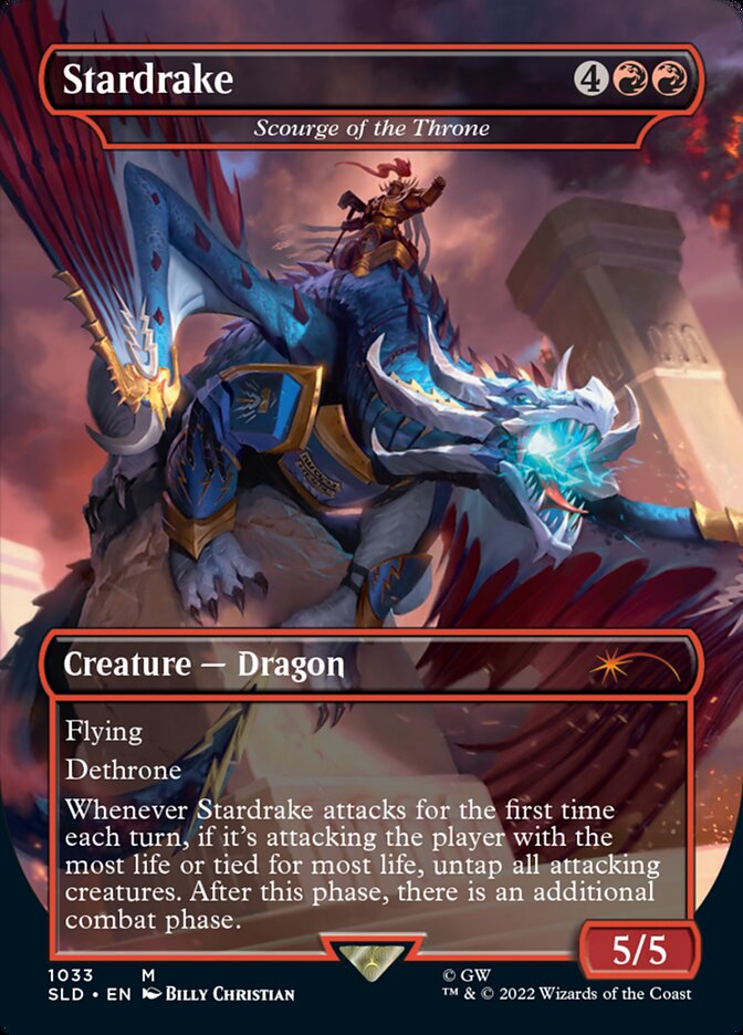 Stardrake - Scourge of the Throne (Borderless) [Secret Lair Drop Series] | Galaxy Games LLC
