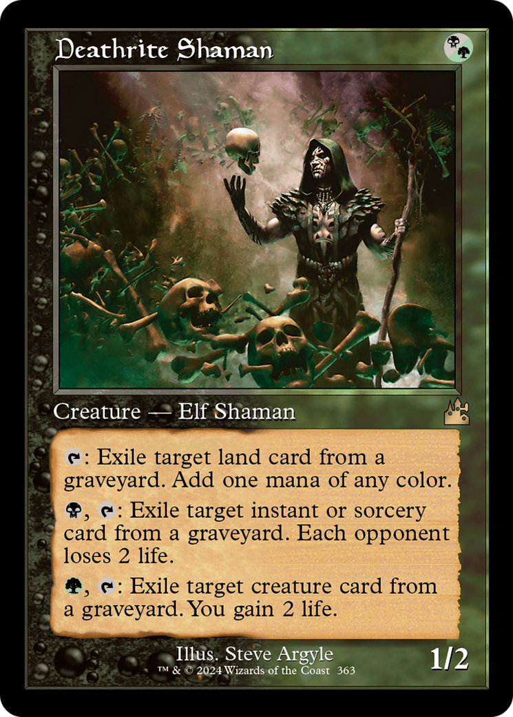 Deathrite Shaman (Retro Frame) [Ravnica Remastered] | Galaxy Games LLC
