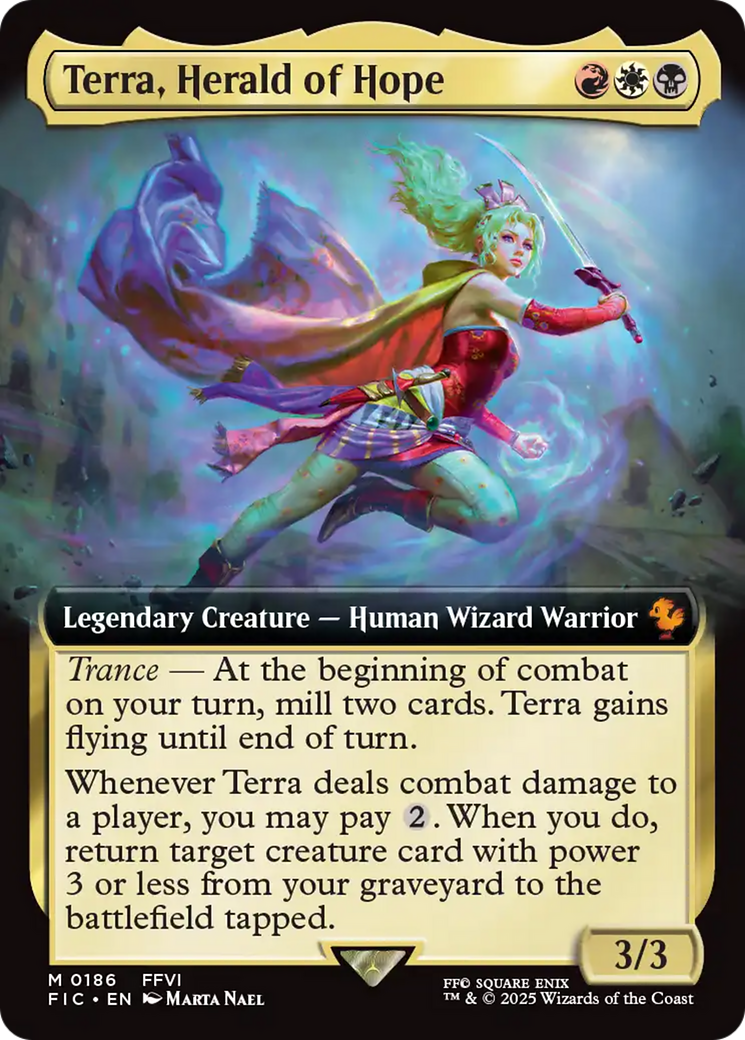 Terra, Herald of Hope (Extended Art) [FINAL FANTASY Commander] | Galaxy Games LLC