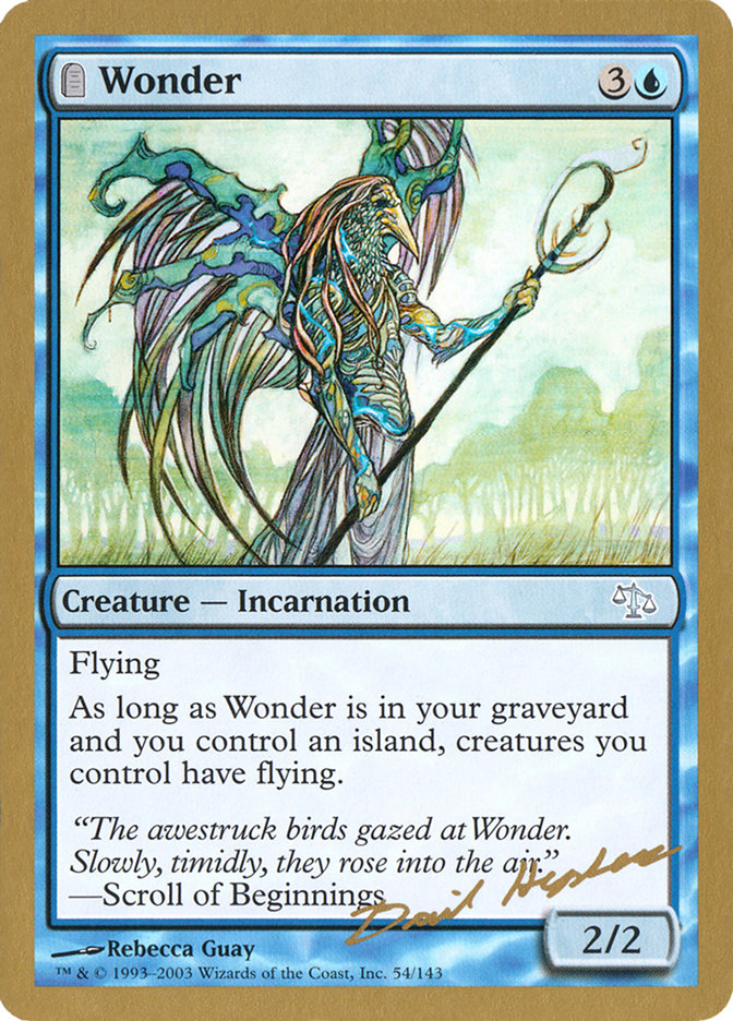 Wonder (Dave Humpherys) [World Championship Decks 2003] | Galaxy Games LLC