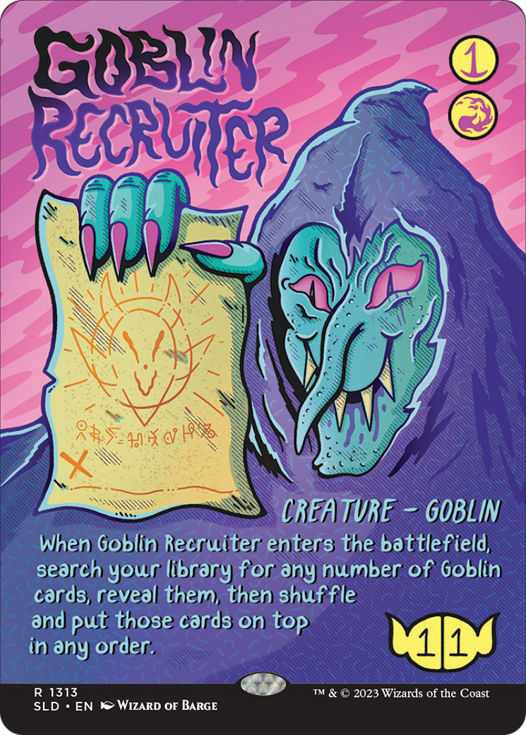 Goblin Recruiter (Rainbow Foil) [Secret Lair Drop Series] | Galaxy Games LLC