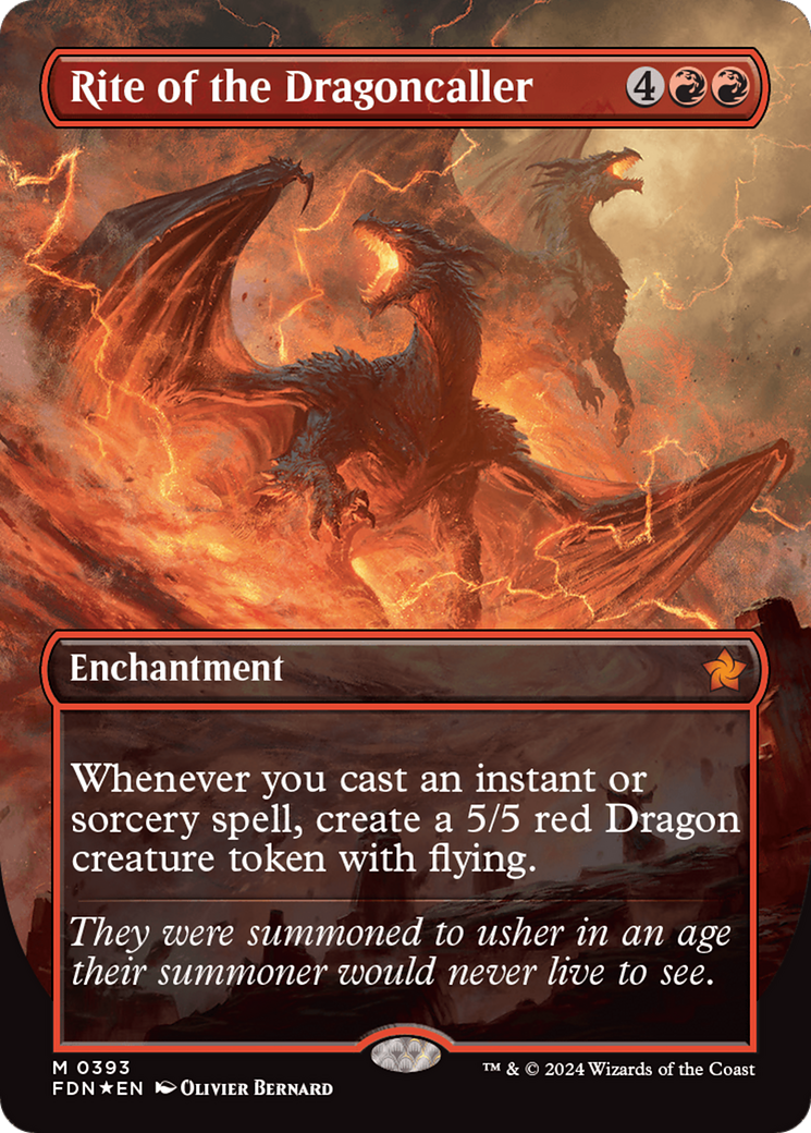 Rite of the Dragoncaller (Mana Foil) [Foundations] | Galaxy Games LLC