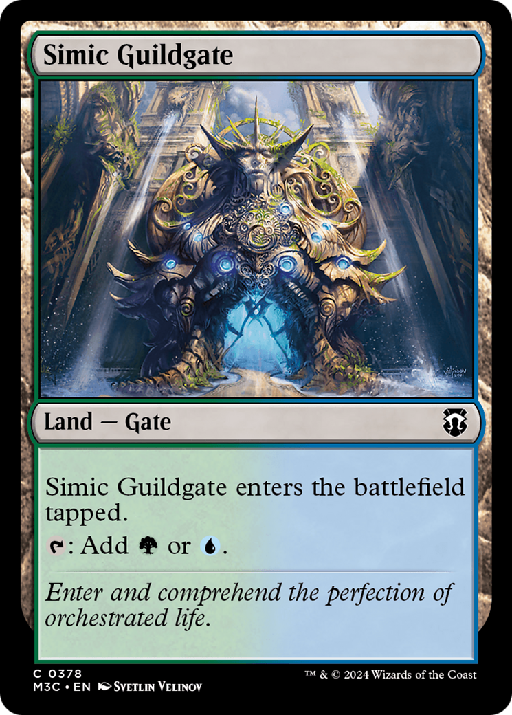 Simic Guildgate (Ripple Foil) [Modern Horizons 3 Commander] | Galaxy Games LLC