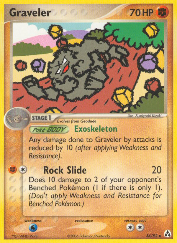 Graveler (34/92) [EX: Legend Maker] | Galaxy Games LLC