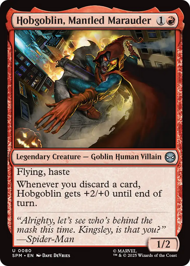 Hobgoblin, Mantled Marauder [Marvel's Spider-Man] | Galaxy Games LLC