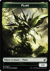 Plant // Morph Double-Sided Token [Commander 2019 Tokens] | Galaxy Games LLC