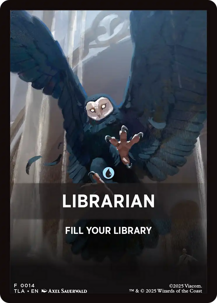 Librarian Theme Card [Avatar: The Last Airbender Tokens] | Galaxy Games LLC