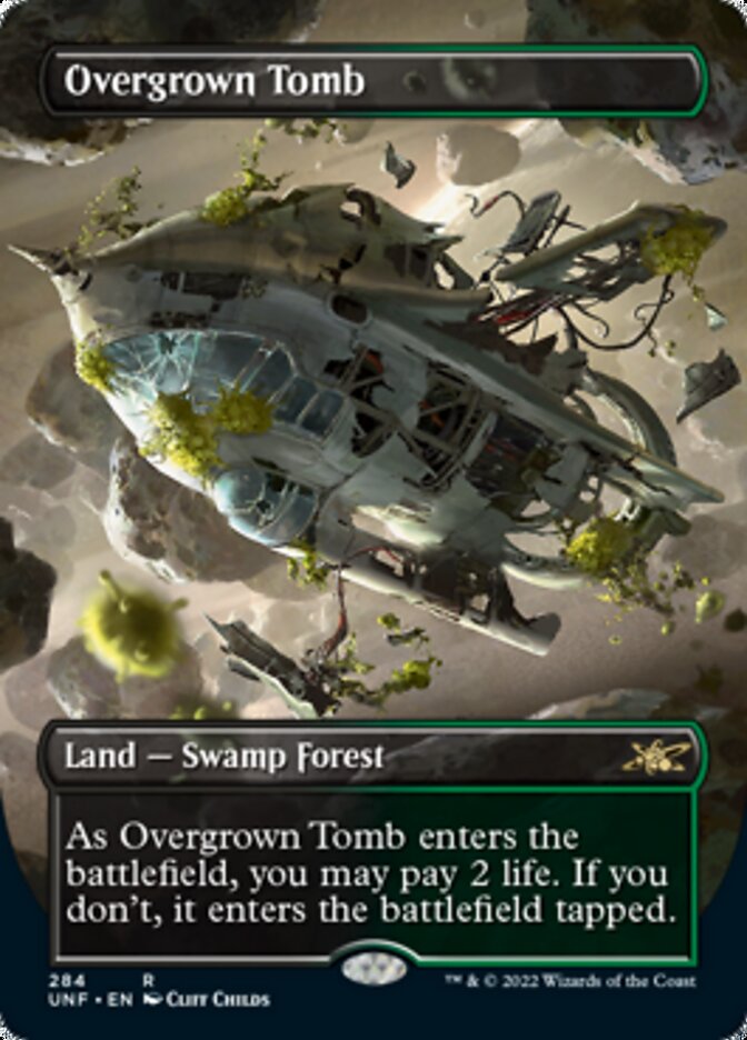 Overgrown Tomb (Borderless) [Unfinity] | Galaxy Games LLC