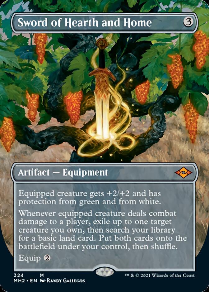 Sword of Hearth and Home (Borderless Alternate Art) [Modern Horizons 2] | Galaxy Games LLC