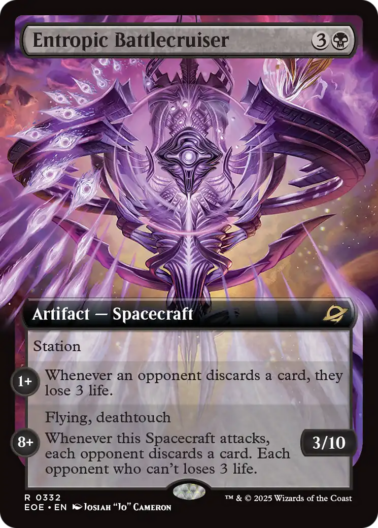 Entropic Battlecruiser (Extended Art) [Edge of Eternities] | Galaxy Games LLC