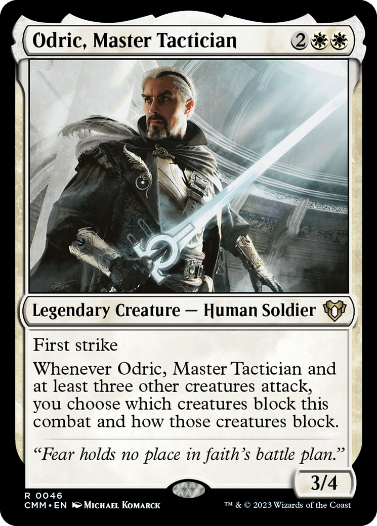 Odric, Master Tactician [Commander Masters] | Galaxy Games LLC