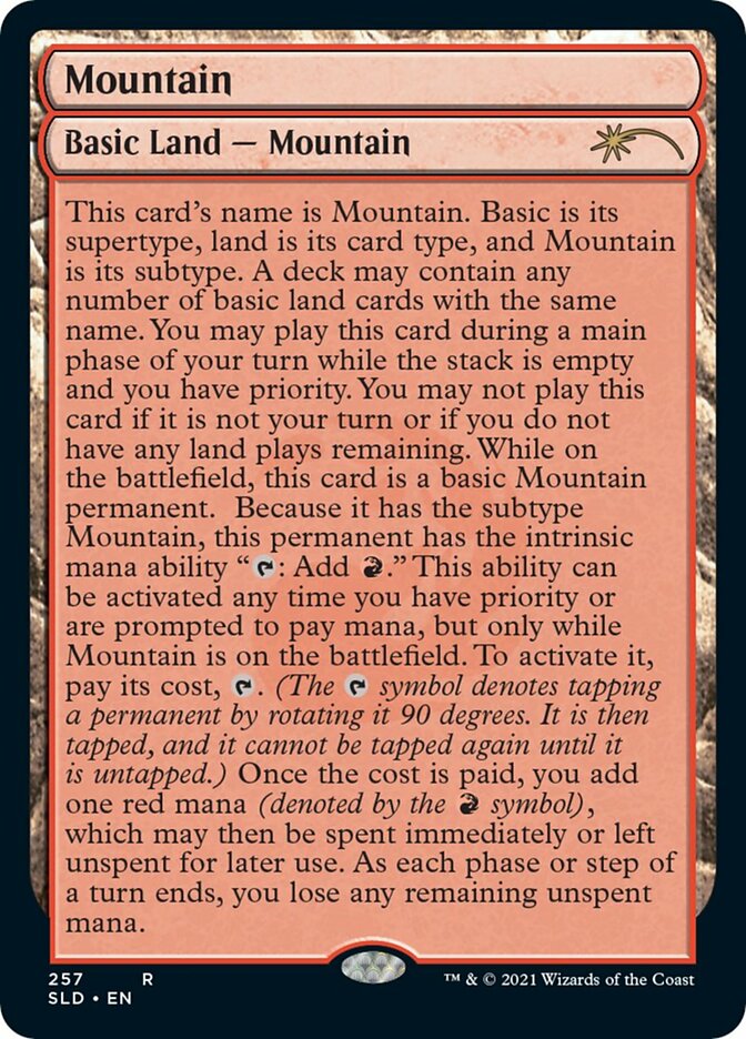 Mountain (257) [Secret Lair Drop Series] | Galaxy Games LLC