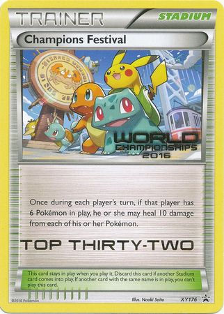 Champions Festival 2016 Top Thirty Two (XY176) [XY: Black Star Promos] | Galaxy Games LLC