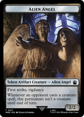 Alien Angel // Alien Warrior Double-Sided Token [Doctor Who Tokens] | Galaxy Games LLC