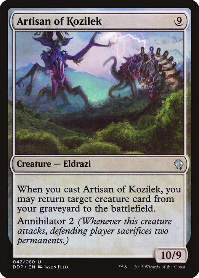 Artisan of Kozilek [Duel Decks: Zendikar vs. Eldrazi] | Galaxy Games LLC