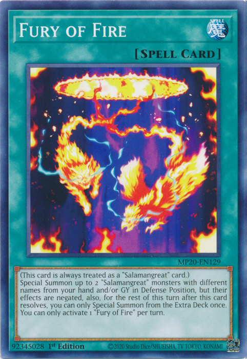 Fury of Fire [MP20-EN129] Common | Galaxy Games LLC