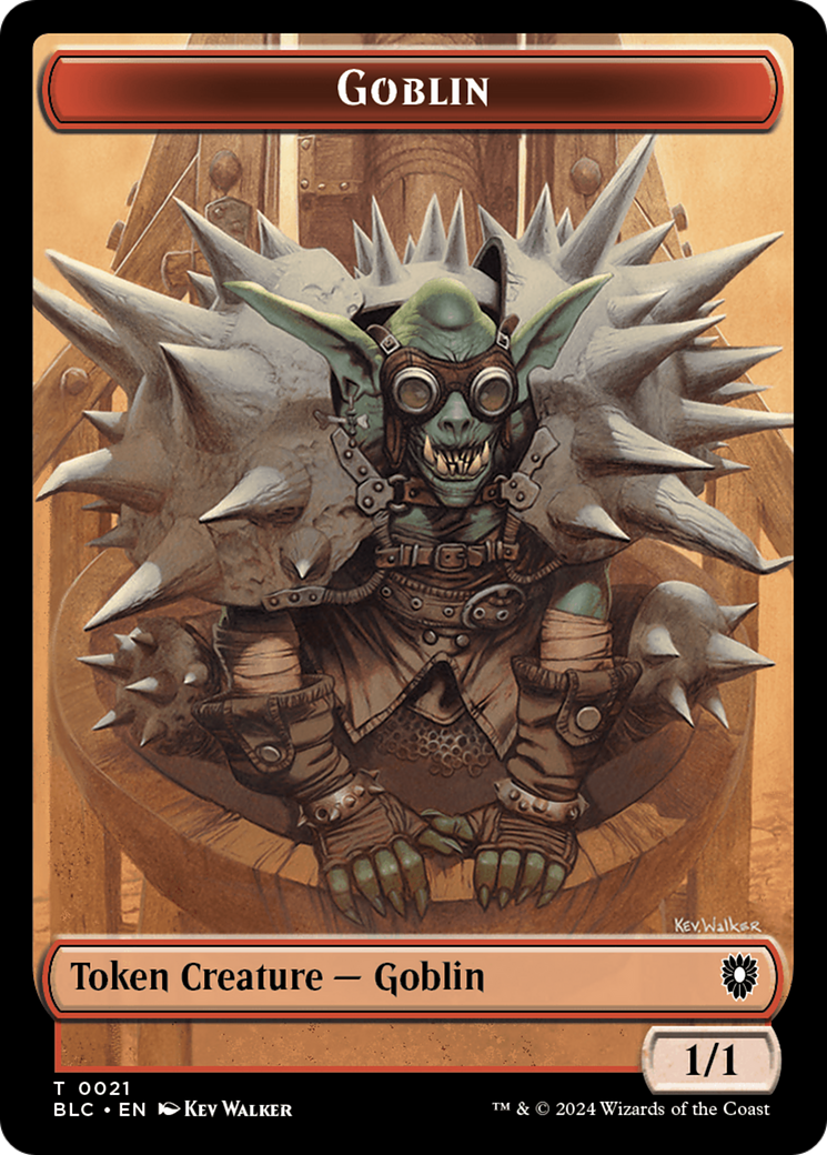 Illusion // Goblin Double-Sided Token [Bloomburrow Commander Tokens] | Galaxy Games LLC