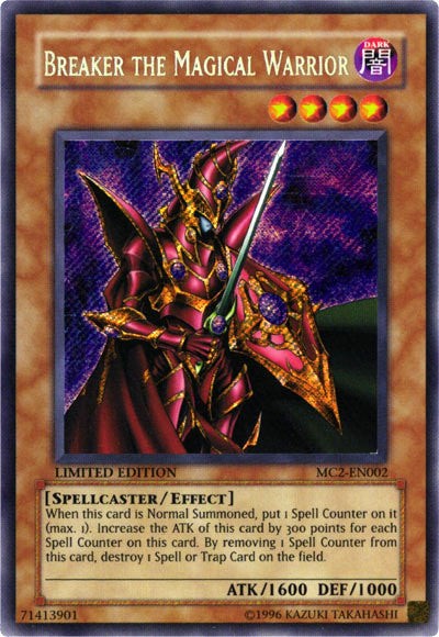 Breaker the Magical Warrior [MC2-EN002] Secret Rare | Galaxy Games LLC