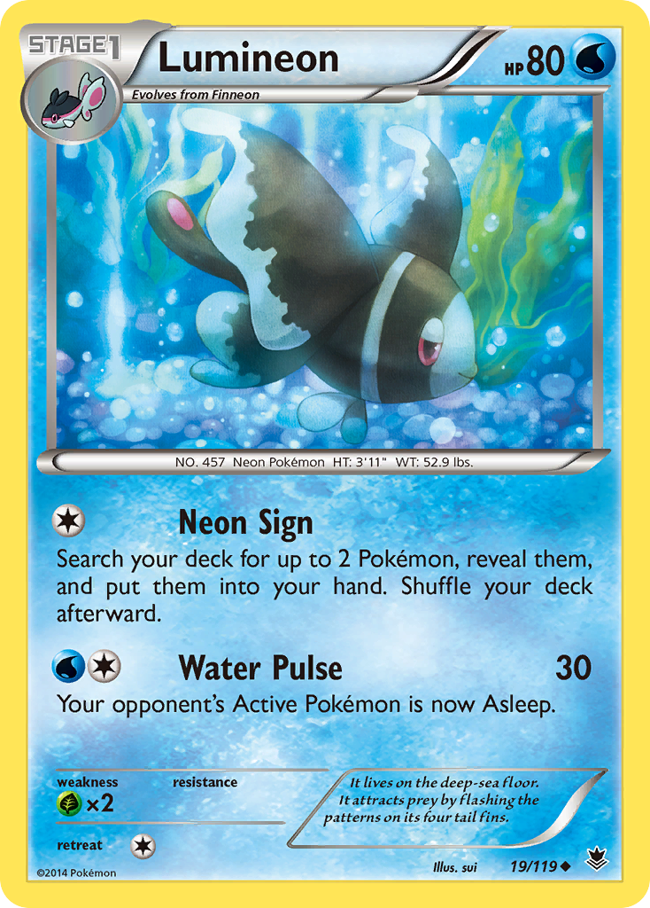 Lumineon (19/119) [XY: Phantom Forces] | Galaxy Games LLC