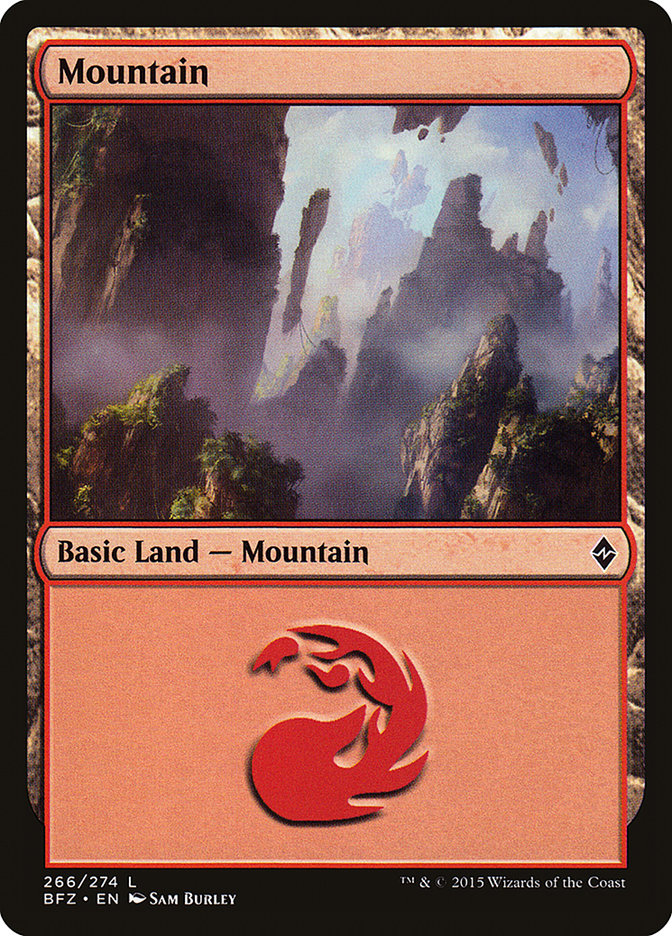 Mountain (266) [Battle for Zendikar] | Galaxy Games LLC