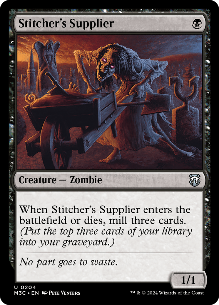 Stitcher's Supplier (Ripple Foil) [Modern Horizons 3 Commander] | Galaxy Games LLC