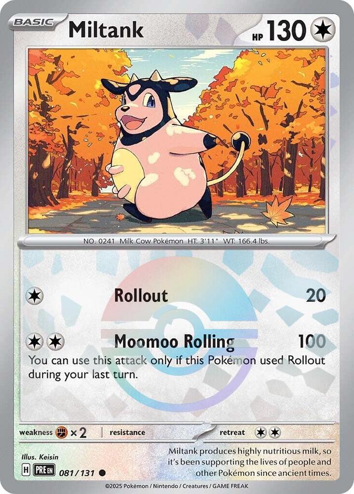 Miltank (081/131) (Poke Ball Pattern) [Scarlet & Violet: Prismatic Evolutions] | Galaxy Games LLC