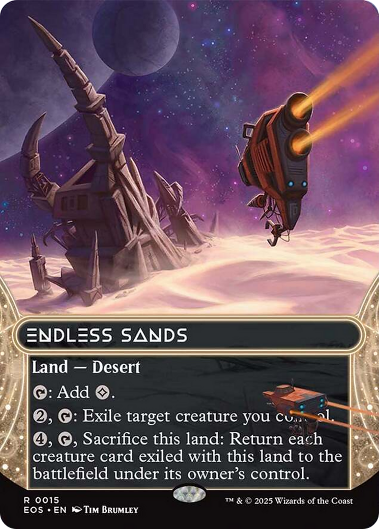 Endless Sands (0008) (Borderless) [Edge of Eternities: Stellar Sights] | Galaxy Games LLC