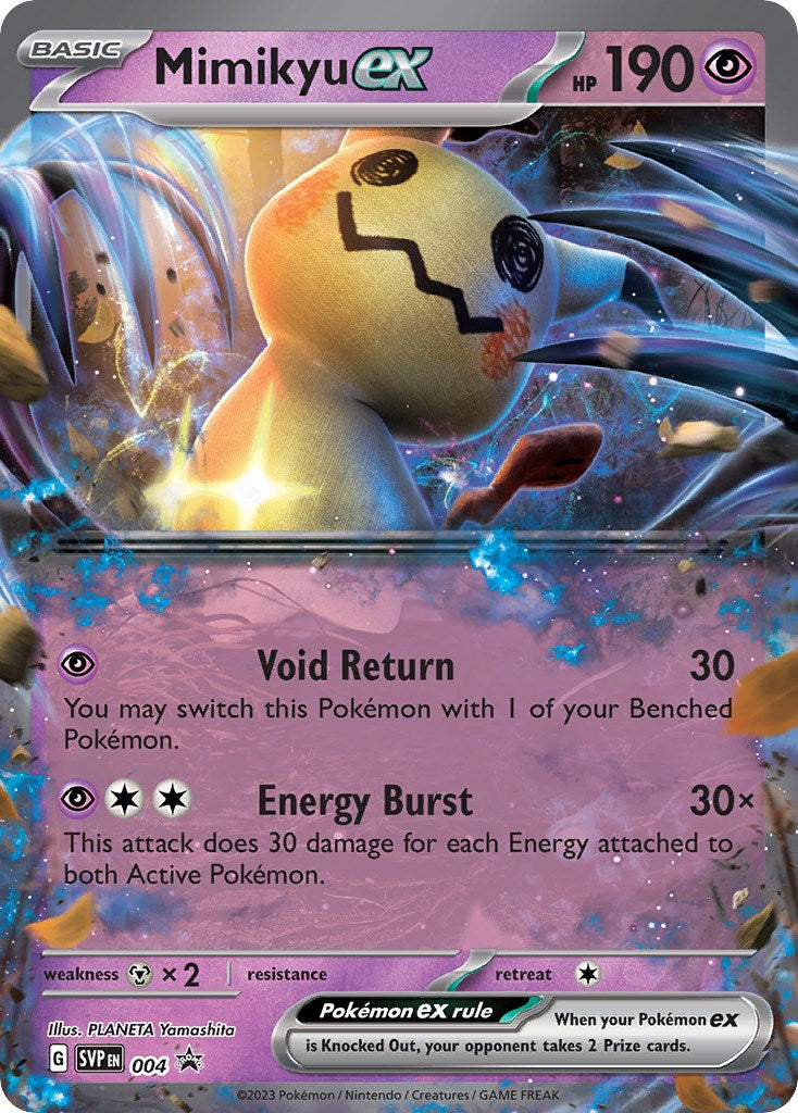 Mimikyu ex (004) [Scarlet & Violet: Black Star Promos] | Galaxy Games LLC