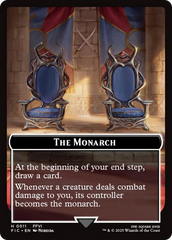The Blackjack // The Monarch Double-Sided Token [FINAL FANTASY Commander Tokens] | Galaxy Games LLC