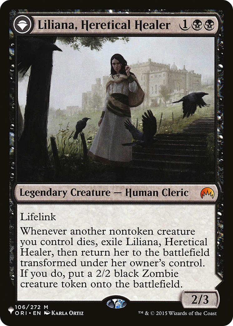 Liliana, Heretical Healer // Liliana, Defiant Necromancer [Secret Lair: From Cute to Brute] | Galaxy Games LLC