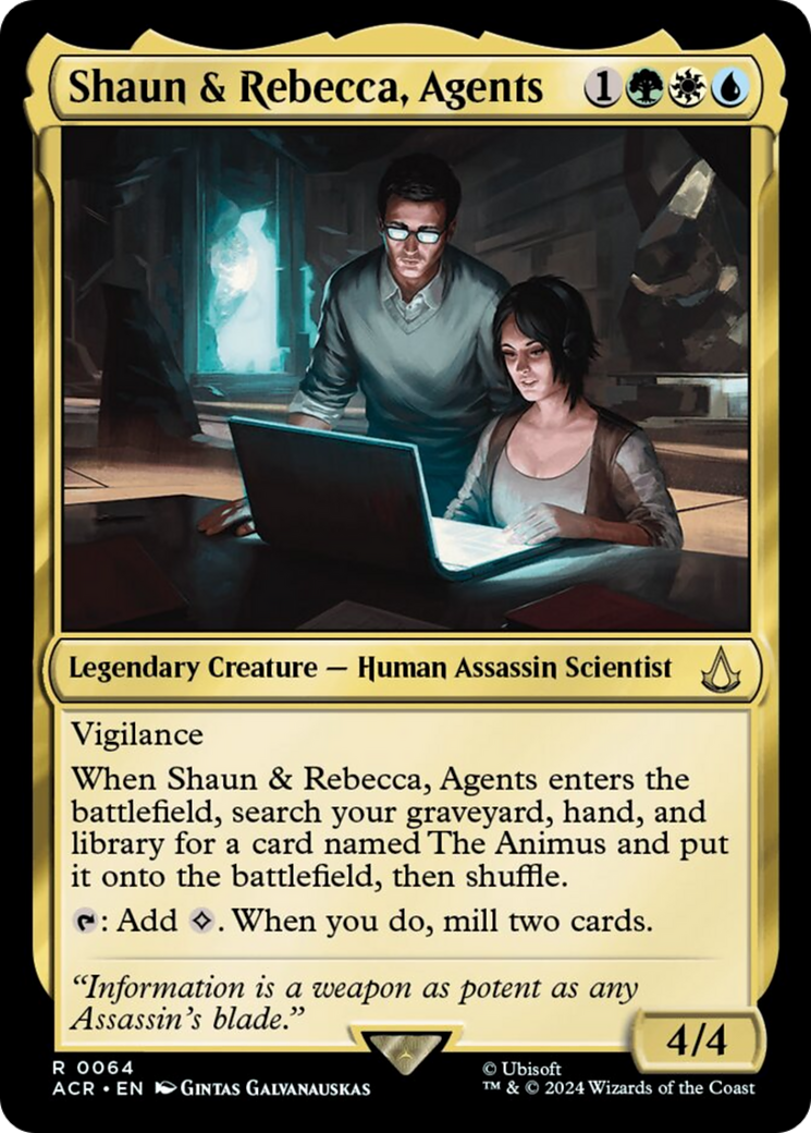 Shaun & Rebecca, Agents [Assassin's Creed] | Galaxy Games LLC