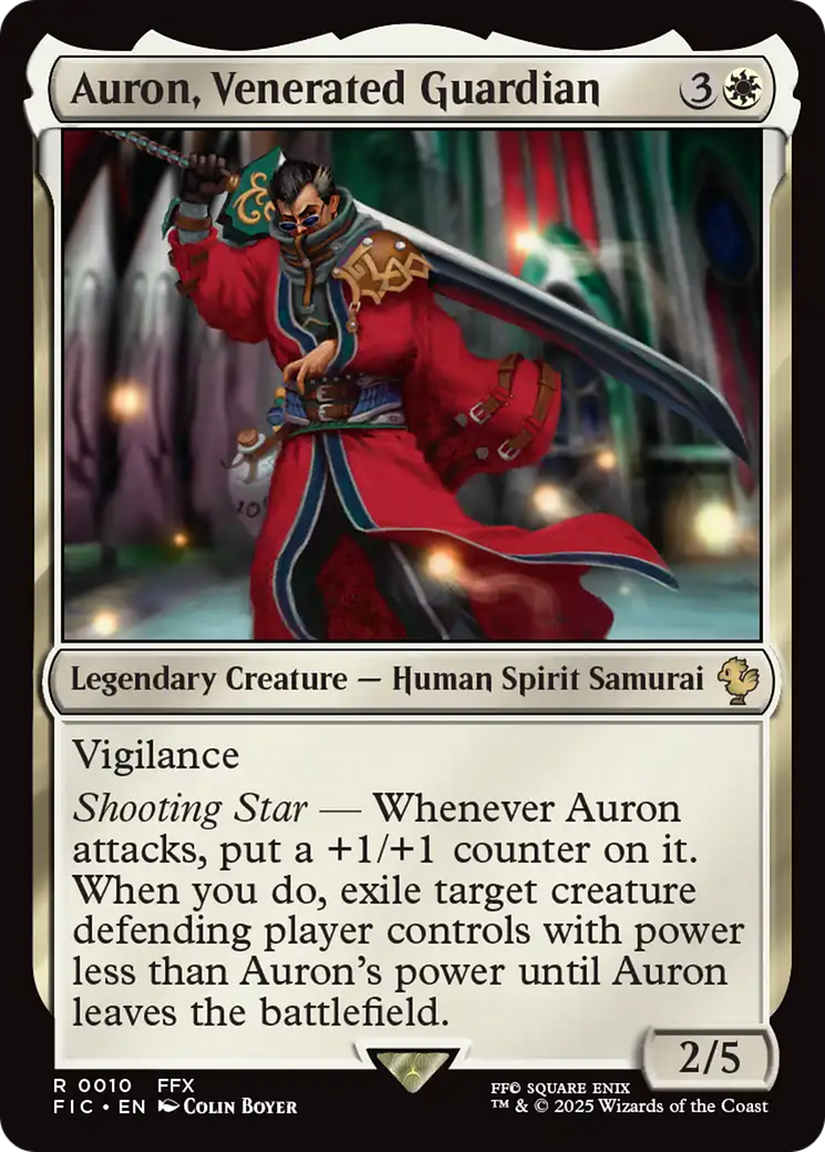 Auron, Venerated Guardian [FINAL FANTASY Commander] | Galaxy Games LLC