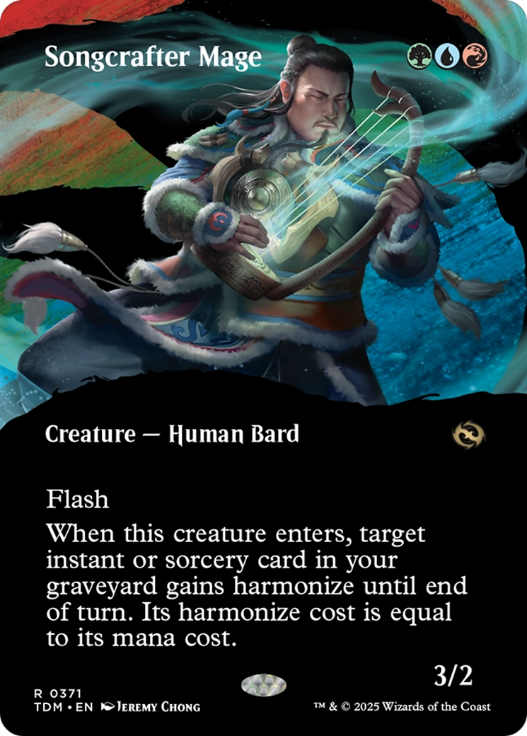 Songcrafter Mage (Borderless) [Tarkir: Dragonstorm] | Galaxy Games LLC