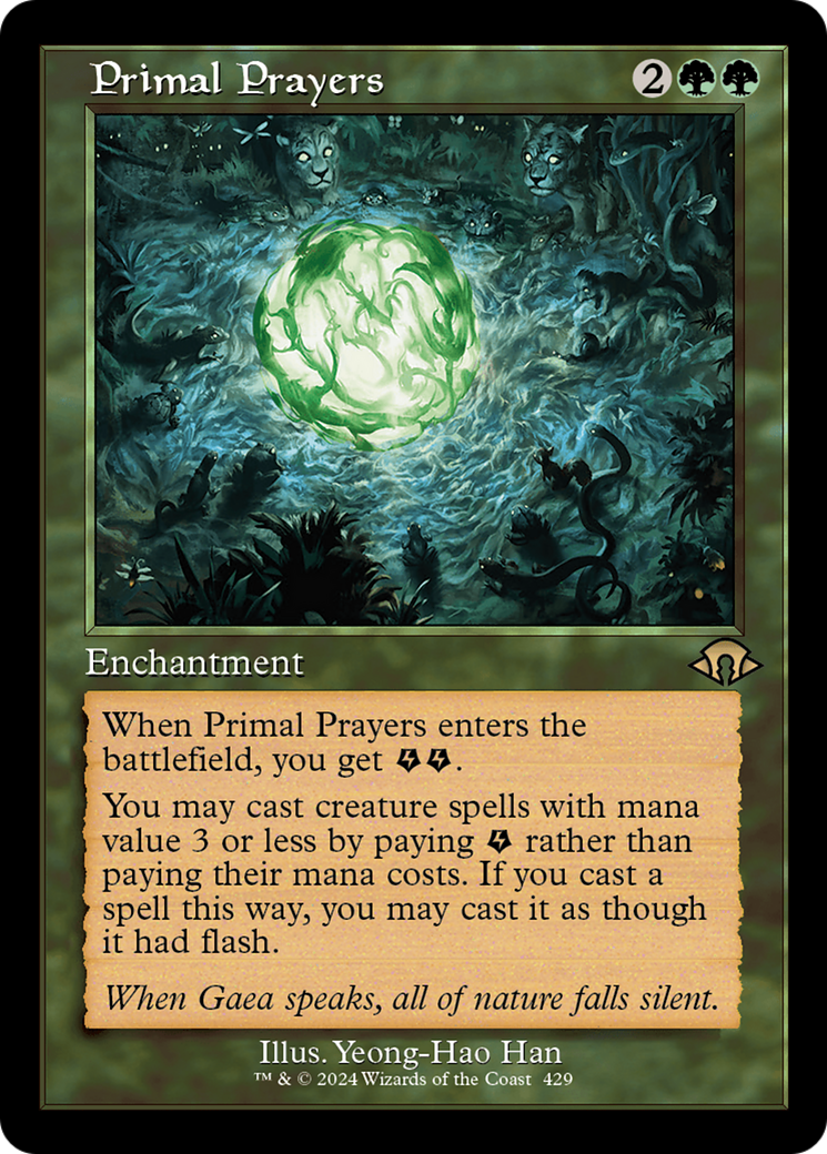 Primal Prayers (Retro) [Modern Horizons 3] | Galaxy Games LLC
