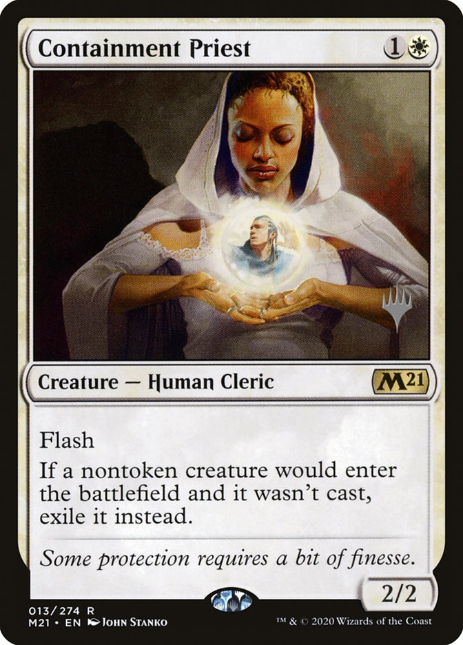 Containment Priest (Promo Pack) [Core Set 2021 Promos] | Galaxy Games LLC
