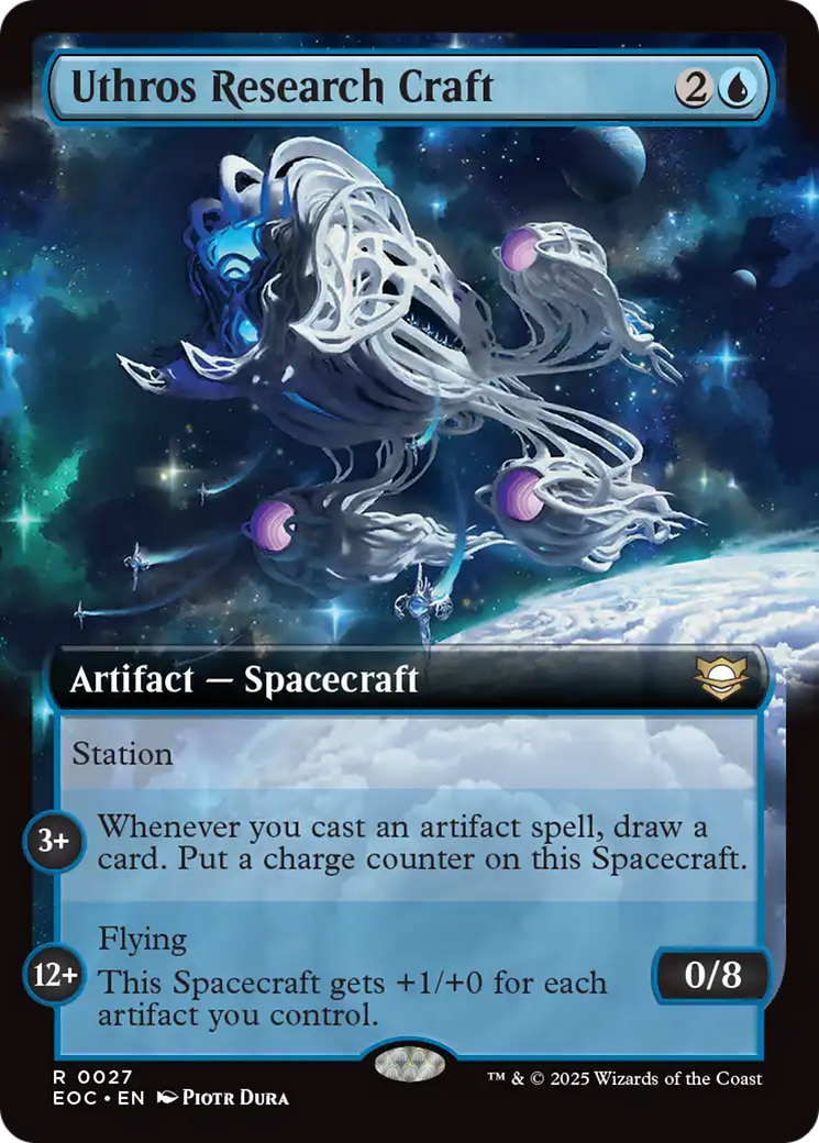Uthros Research Craft (Extended Art) [Edge of Eternities Commander] | Galaxy Games LLC