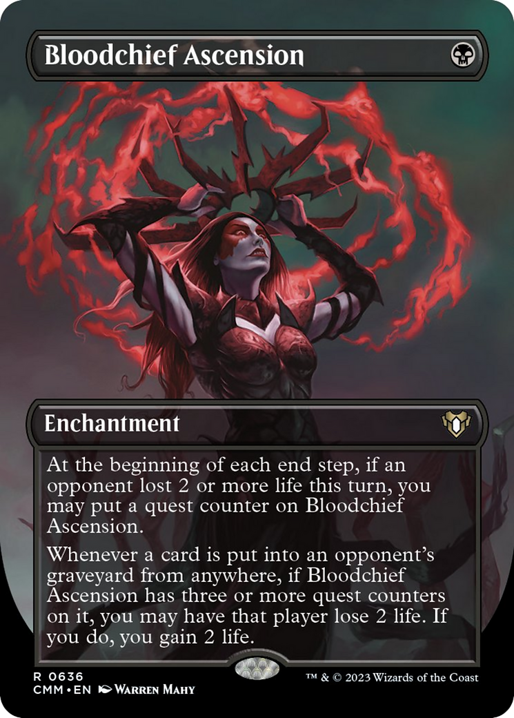 Bloodchief Ascension (Borderless Alternate Art) [Commander Masters] | Galaxy Games LLC