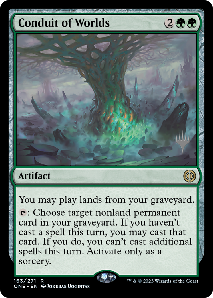 Conduit of Worlds (Promo Pack) [Phyrexia: All Will Be One Promos] | Galaxy Games LLC