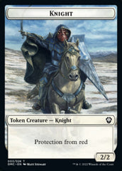 Saproling // Knight Double-Sided Token [Dominaria United Tokens] | Galaxy Games LLC