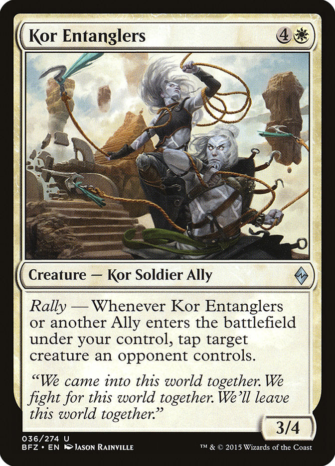 Kor Entanglers [Battle for Zendikar] | Galaxy Games LLC