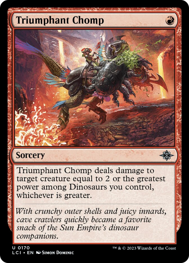 Triumphant Chomp [The Lost Caverns of Ixalan] | Galaxy Games LLC