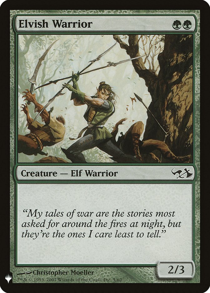 Elvish Warrior [Mystery Booster] | Galaxy Games LLC