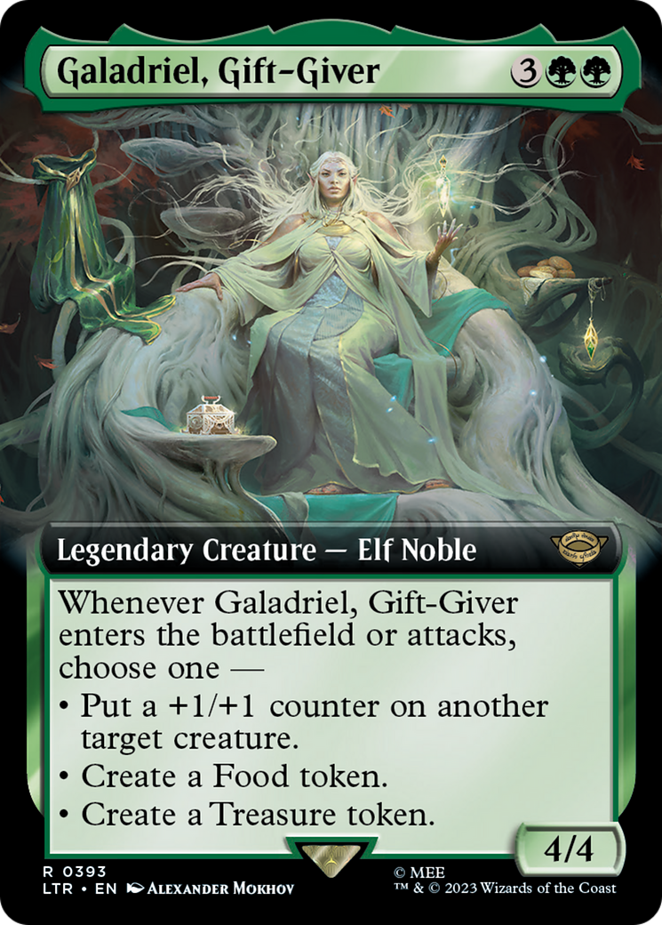 Galadriel, Gift-Giver (Extended Art) [The Lord of the Rings: Tales of Middle-Earth] | Galaxy Games LLC