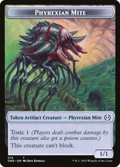 Phyrexian Mite (012) // The Hollow Sentinel Double-Sided Token [Phyrexia: All Will Be One Tokens] | Galaxy Games LLC