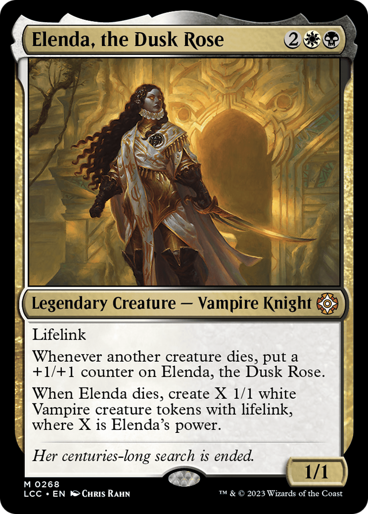 Elenda, the Dusk Rose [The Lost Caverns of Ixalan Commander] | Galaxy Games LLC