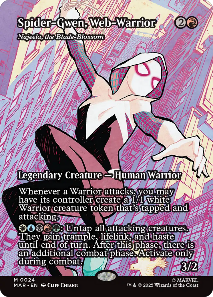 Spider-Gwen, Web-Warrior - Najeela, the Blade-Blossom [Marvel's Spider-Man: Eternal-Legal] | Galaxy Games LLC