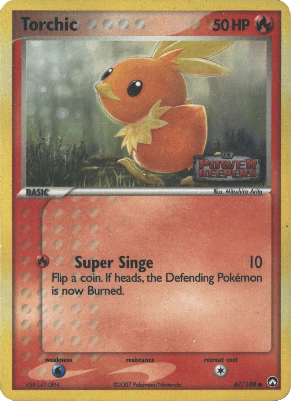 Torchic (67/108) (Stamped) [EX: Power Keepers] | Galaxy Games LLC